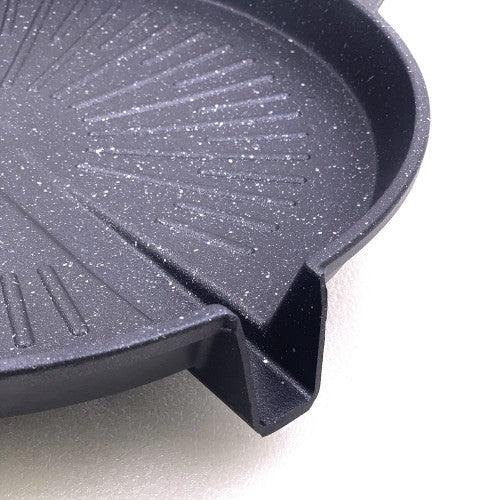 Portable Korean BBQ Stone Grill Plate Non Stick Coated Round - 33cm - Toytexx Portable Korean BBQ Stone Grill Plate Non Stick Coated Round - 33cm - Toytexx